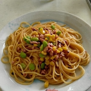 ★おいしい！【イカの塩辛でうまうまパスタ】